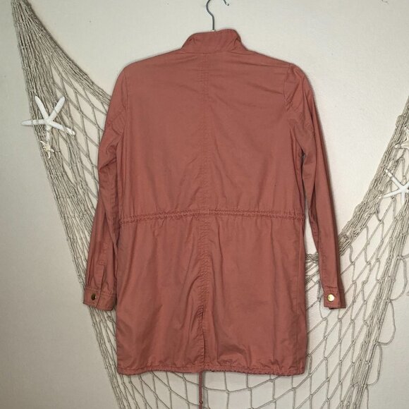 FOREVER 21 Girls Dusty Coral Full Zip Jacket 13/14 - Picture 6 of 8